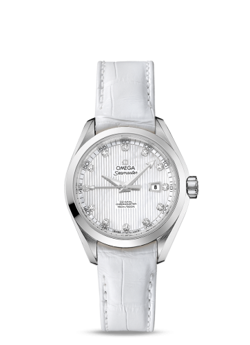 Omega Seamaster Aqua Terra 150M Co-Axial 34 Stainless Steel / White
